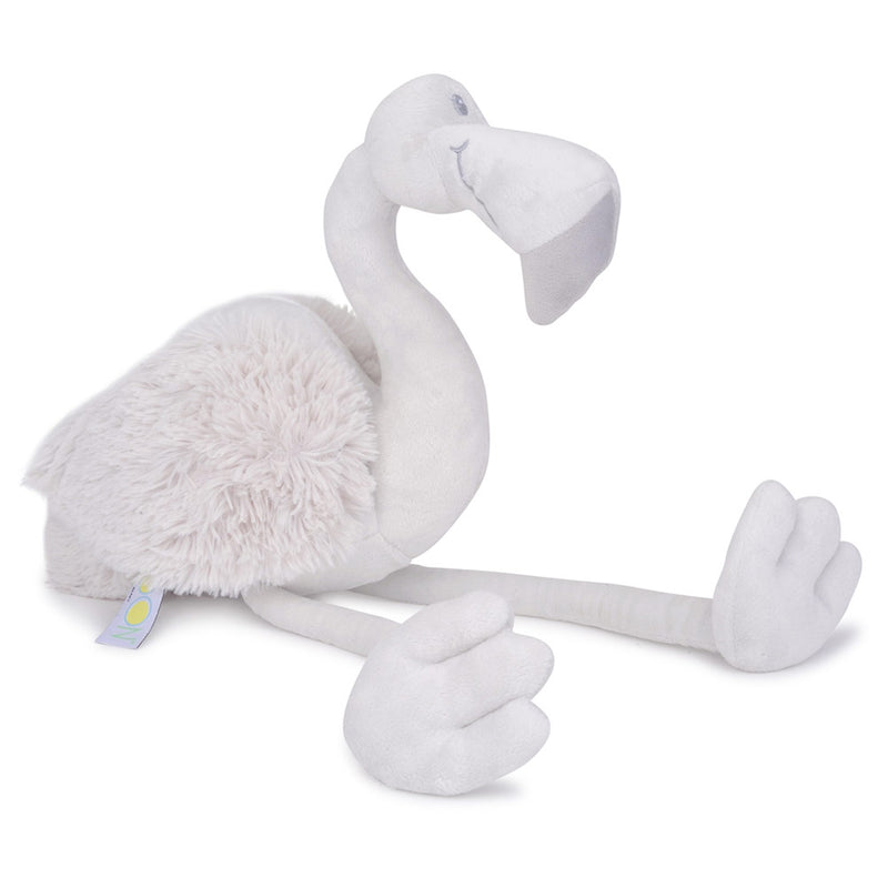 JOON Beaky The Flamingo Stuffed Animal, Light Grey, 9.5 Inches